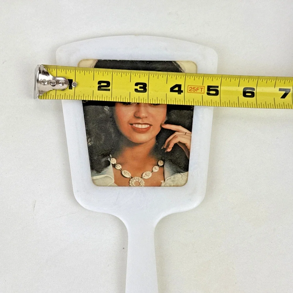 Marie Osmond Handheld Mirror - 10 inch Plastic Donny and Marie Vintage